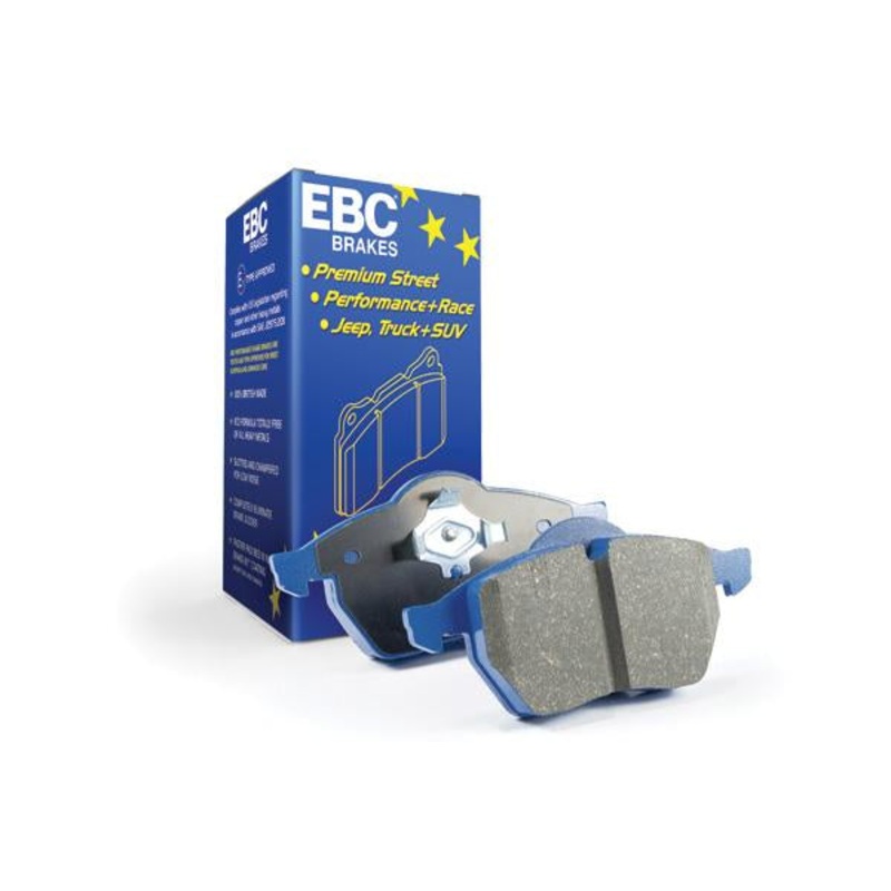 EBC 13-15 Porsche 911 (991) GT3 3.8L (Cast Iron Rotor Only) Bluestuff Front Brake Pads