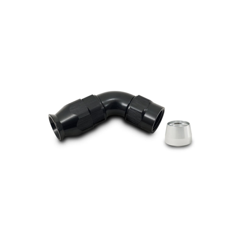 Vibrant 60 Degree High Flow Hose End Fitting for PTFE Lined Hose -12AN