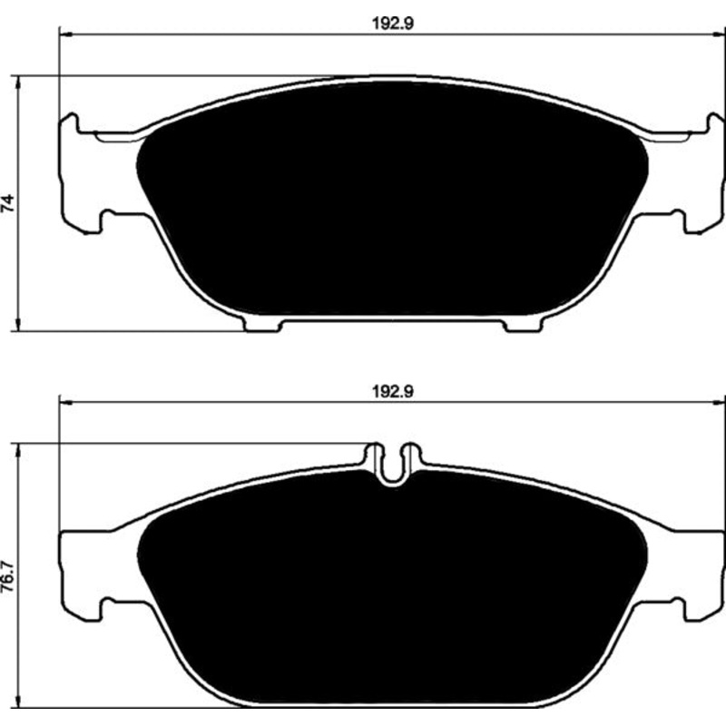 Porterfield Brake Pads for 2014 MERCEDES-BENZ E550 Coupe