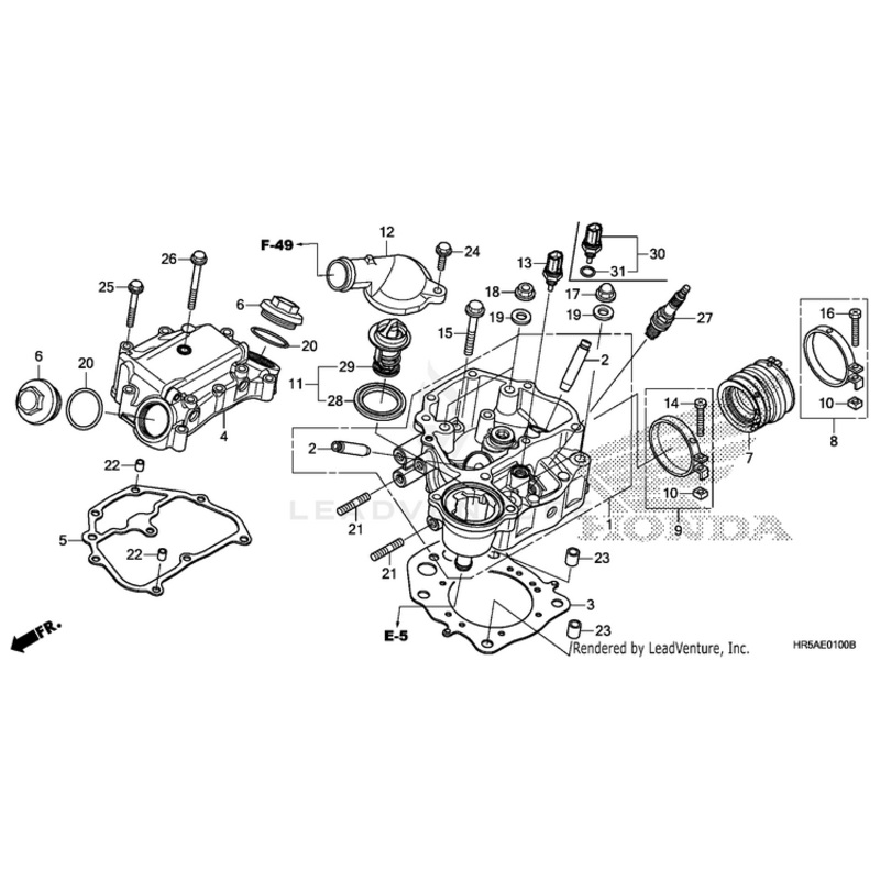 Thermostat Assembly by Honda