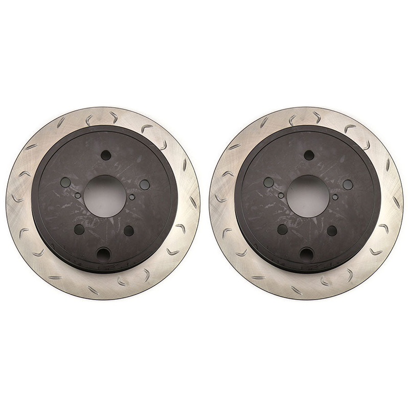 FactionFab Swept Slot Bi-Direction Pair Rear Rotors – 2015-2021* WRX